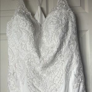 David’s Bridal wedding gown